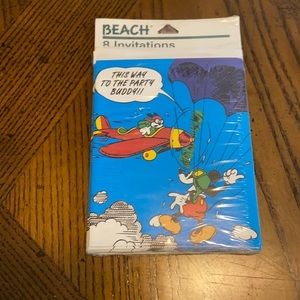 Vintage Disney Mickey Mouse Fill in Invitations